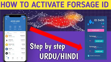 HOW TO ACTIVATE FORSAGE ID AND TRUST WALLET ACCOUNT