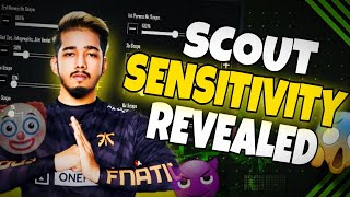 SCOUT BGMI SENSITIVITY REVEALED 😱!!