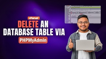 How To Delete An Database Table via phpmyadmin in cPanel | YouStable.