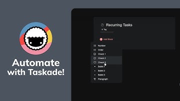 How to Automate Workflows in Taskade!