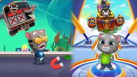 Talking Tom Gold Run vs Talking Tom Hero Dash - All New Games Android iOS Gameplay RCFF