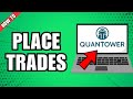 How To Place A Trade On Quantower