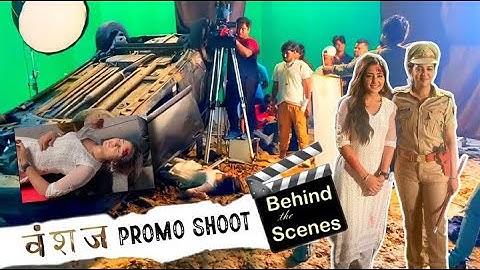 Vanshaj Promo Shoot || Behind the scenes Anjali Tatrari ft. Gulki Joshi