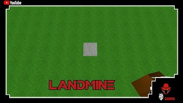 ⬜ mini block craft 3d || how to make a landmine in mini block craft