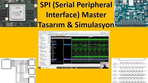 VHDL ile FPGA PROGRAMLAMA - Ders25: SPI Serial Peripheral Interface Master Tasarımı ve Simülasyonu