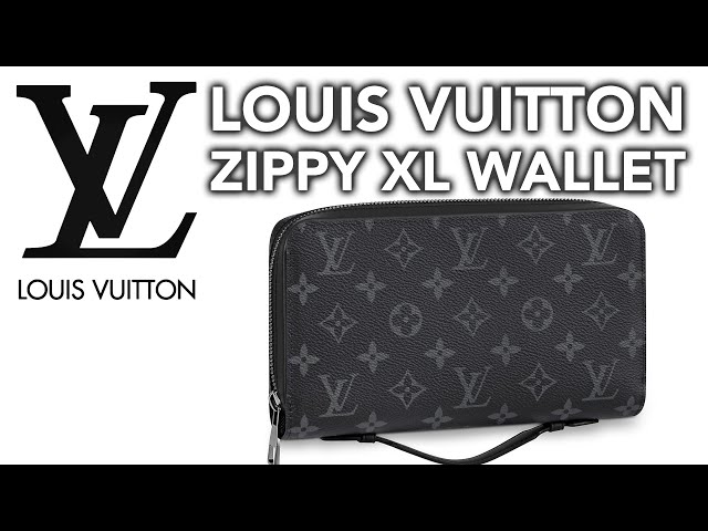 LOUIS VUITTON purse M61698 Zippy XL/Monogram Eclipse black mens