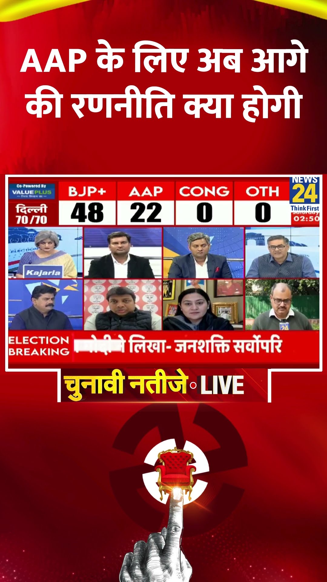 AAP के लिए अब आगे की रणनीति क्या होगी ? वीडिये में सुनिए जवाब