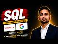 Google & Oracle SQL Interview Questions That Most Candidates FAIL | Solved with Logic