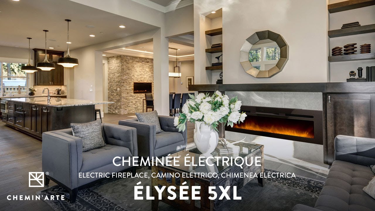 Chemin'Arte Cheminée électrique design Lounge 3XL Blanche - Précommande  livraison fin janvier 2024