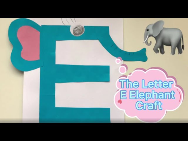 Amazing Preschool Crafts for Letter E 3 sddefault
