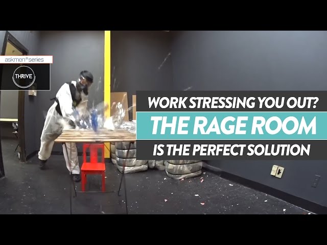 Ultimate Stress Relief In The Rage Room | Thrive