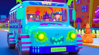 Halloween Wheels On The Bus - Fun Song for Kids