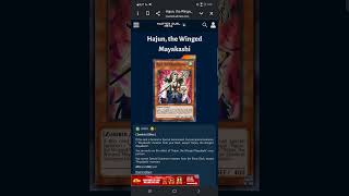 شرح بطاقات ماستر دول وحش(Hajum, the winged Mayakashi)