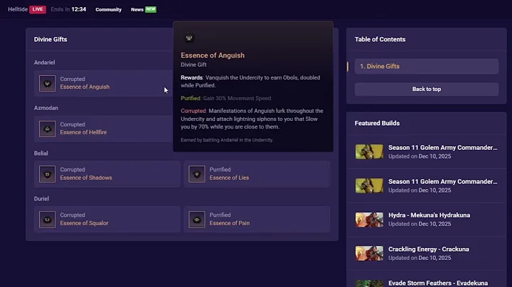 Diablo 4 Season 11 Best Powers Divine Gifts Tier List