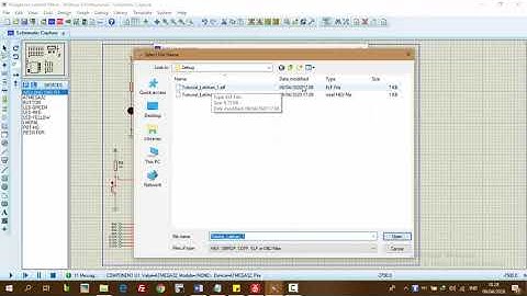 LED, BUTTON, LCD BERBASIS ATMEGA32