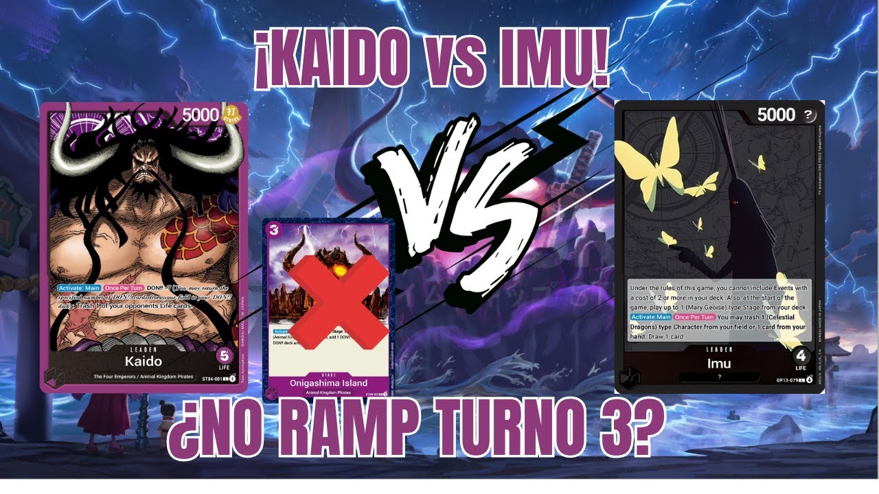 (OP14/EB04) KAIDO VS IMU | ¿NO ONIGASHIMA, NO PARTY?