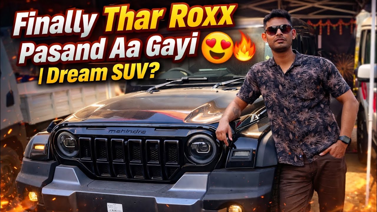 2026 Finally  Mahindra Thar ROXX Star Edition Showroom Me Aa Gayi 😍🔥”