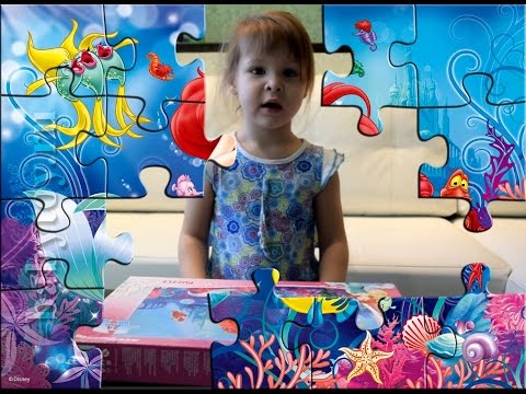 Детский ВЛОГ Пазл Русалочка из серии Принцессы Диснея - Puzzle Princess Disney
