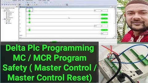 Delta Plc Programming MC / MCR Program Safety ( Master Control / Master Control Reset), WPL SOFT