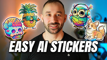 🔥Make PASSIVE INCOME with STUNNING AI Stickers (Midjourney Tutorial)🤖 Print on Demand