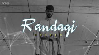 Holden - RANDAGI - Amici 23 (Lyrics/Testo)