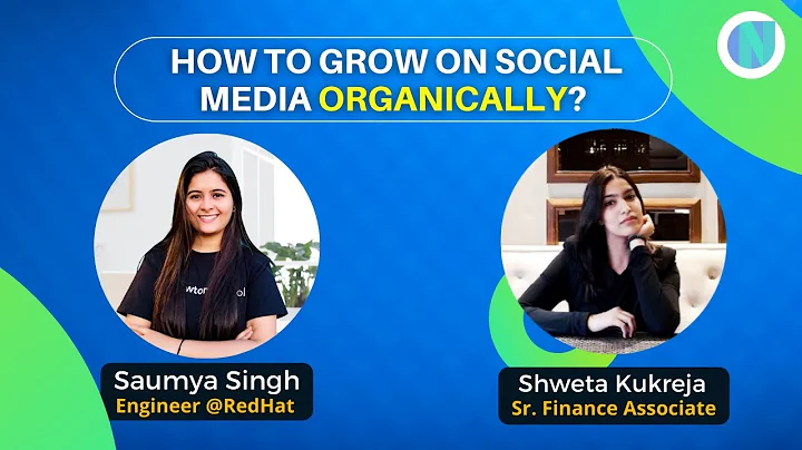 How to grow on social media organically ft Shweta ...