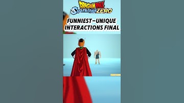 Funniest Unique Interactions Dragon Ball FINALE #sparkingzero #dragonball #shorts #share #free