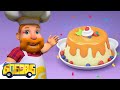 Pat A Cake Nursery Rhyme🎂 | GoGoBus Loves Yummy Cake | Fun Video For Kids🚌