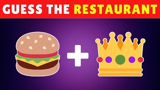 Guess The Fast Food Restaurant by Emoji? 🍔