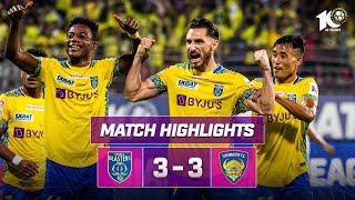 Match Highlights | Kerala Blasters FC 3-3 Chennaiyin FC | MW 8 | ISL 2023-24 screenshot 2