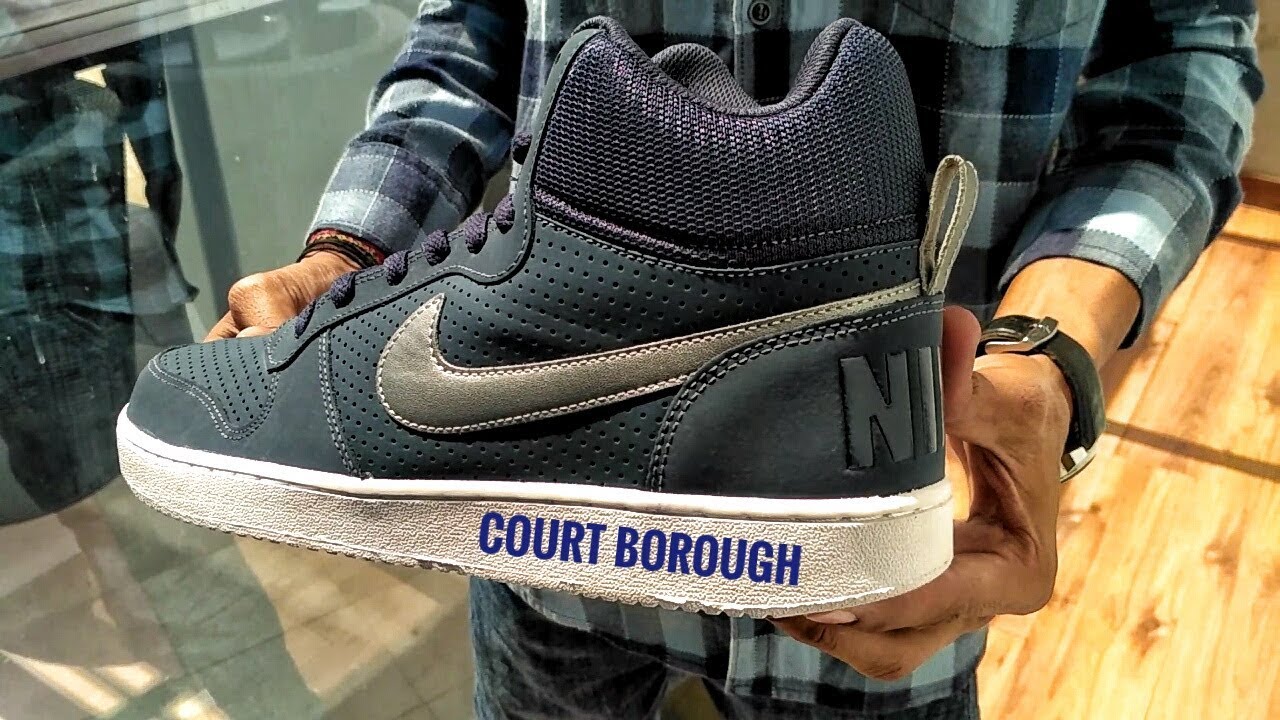 Court borough mid top sneaker | overview+ onfeet India - YouTube