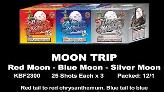 Moon Trip - Red Moon, Silver Moon, Blue Moon - KBF2300 - 200 Gram Cake