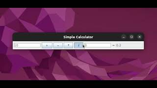 Simple Calculator 1 - Java