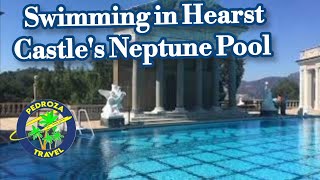 Swimming in Hearst Castle's Neptune Pool