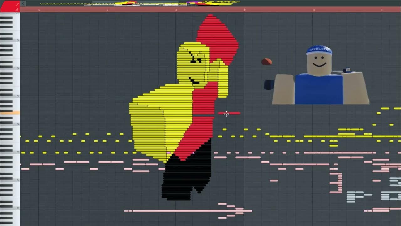 Roblox baller pixel art