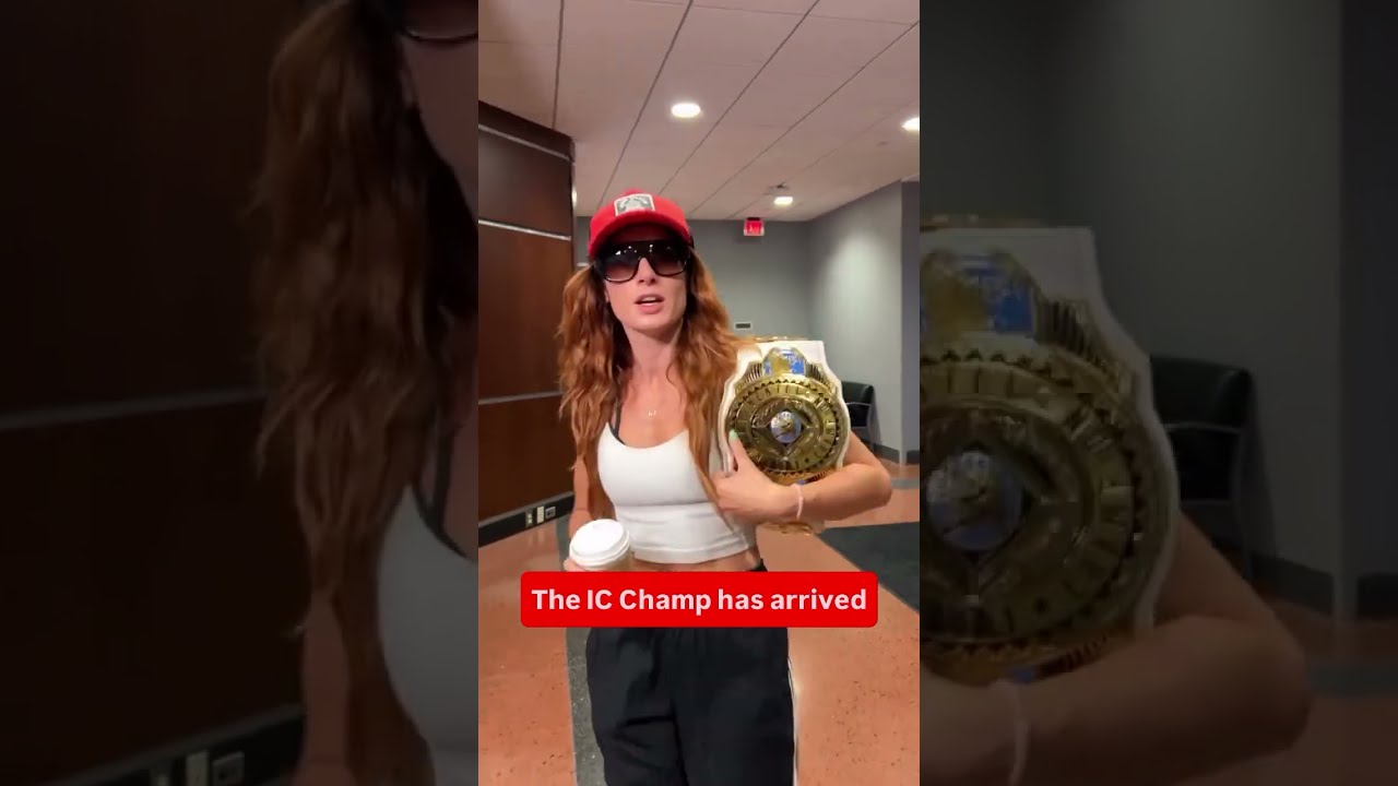 Becky Lynch Has Arrived At The Arena For Monday Night Raw Ahead Of Her IC Title Match With Bayley 