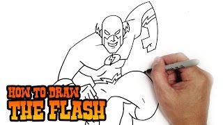 How to Draw The Flash- Simple Video Lesson