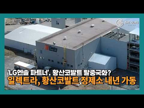 'LG엔솔 파트너' 캐나다 일렉트라, 북미 최초 황산코발트 정제소 내년 가동