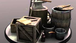 3DModels-Textures: Tools and Containers Model Pack