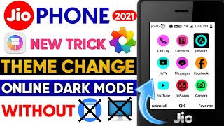Jio Phone Theme Change Online Without OmniSD and Pc | Jio Phone Dark mode | Jio phone online Setting screenshot 4