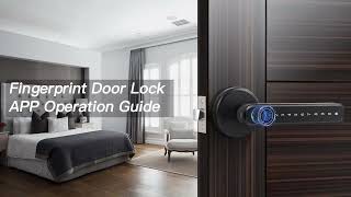 IRONZON TY190 Fingerprint Door Lock APP Operation Guide