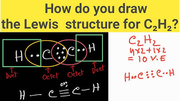 How do you draw the Lewis structure for C2H2? ||Ethyne or Acetylene Lewis Structure