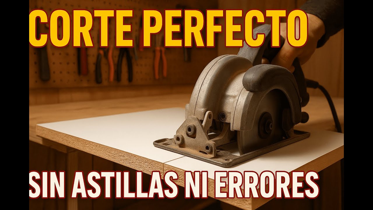 Corta melamina como un profesional: sin astillas ni errores