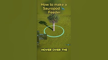 How to make a sauropod 🦕 feeder! #jurassicworldevolution2 #gaming #dinosaur #jurassicworld #jwe2