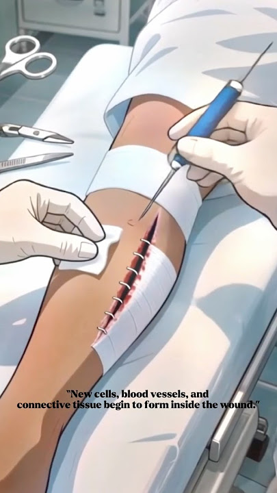 What Happens When You Get Stitches? 🪡 | 20-Second Animation