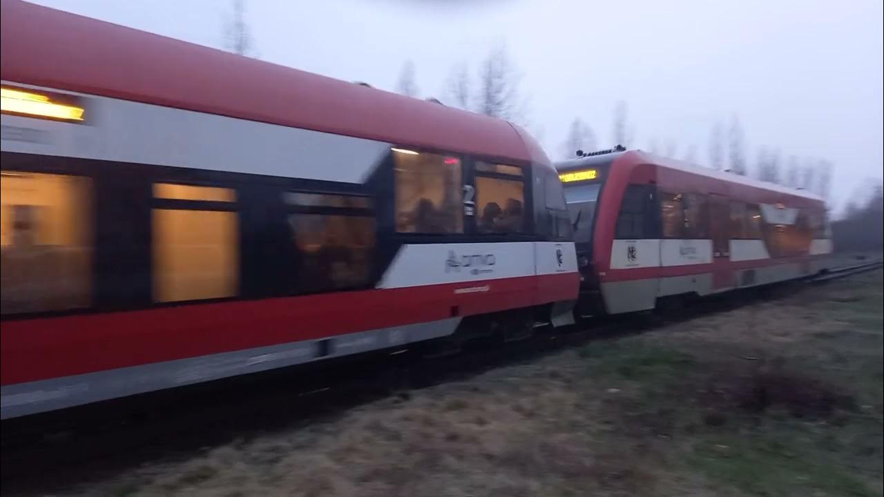 SA123-001 + SA106-017 ze składem Os 50896 Wjeżdża na Stację Unisław ...