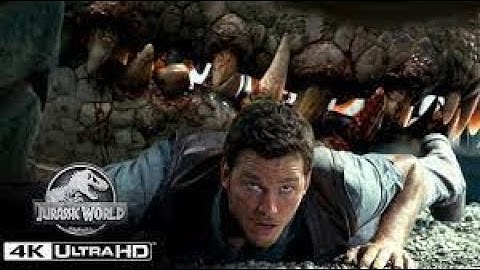 The Indominus Rex Escapes the Paddock in 4K HDR|  Jurassic World