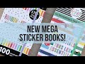 NEW Happy Planner Mega Sticker Book Flip Throughs!  Spring 2022 Colorful Boxes & All the Essentials