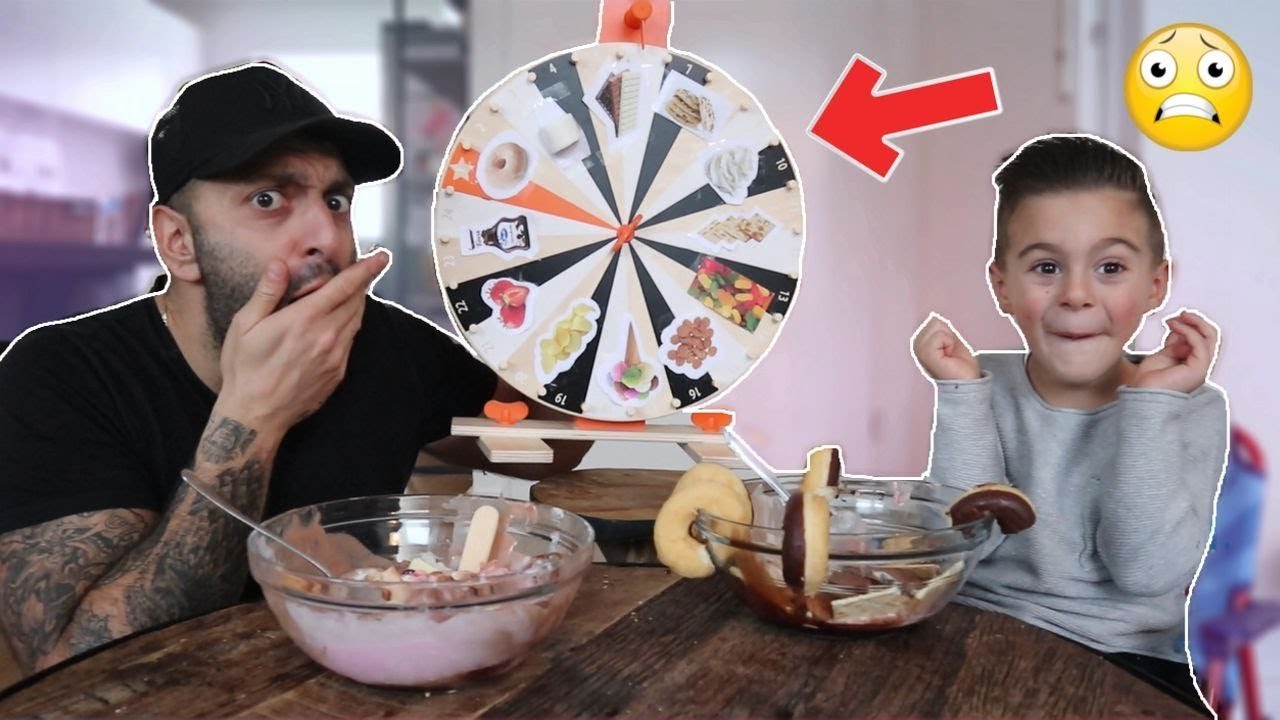 MYSTERY WHEEL BEPAALT ONZE ICE CREAM SUNDAE (CHALLENGE)! | LAKAP JUNIOR