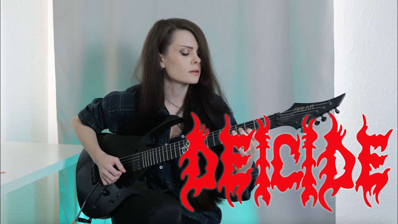 Deicide - Bible Basher (guitar cover by Elena Verrier)